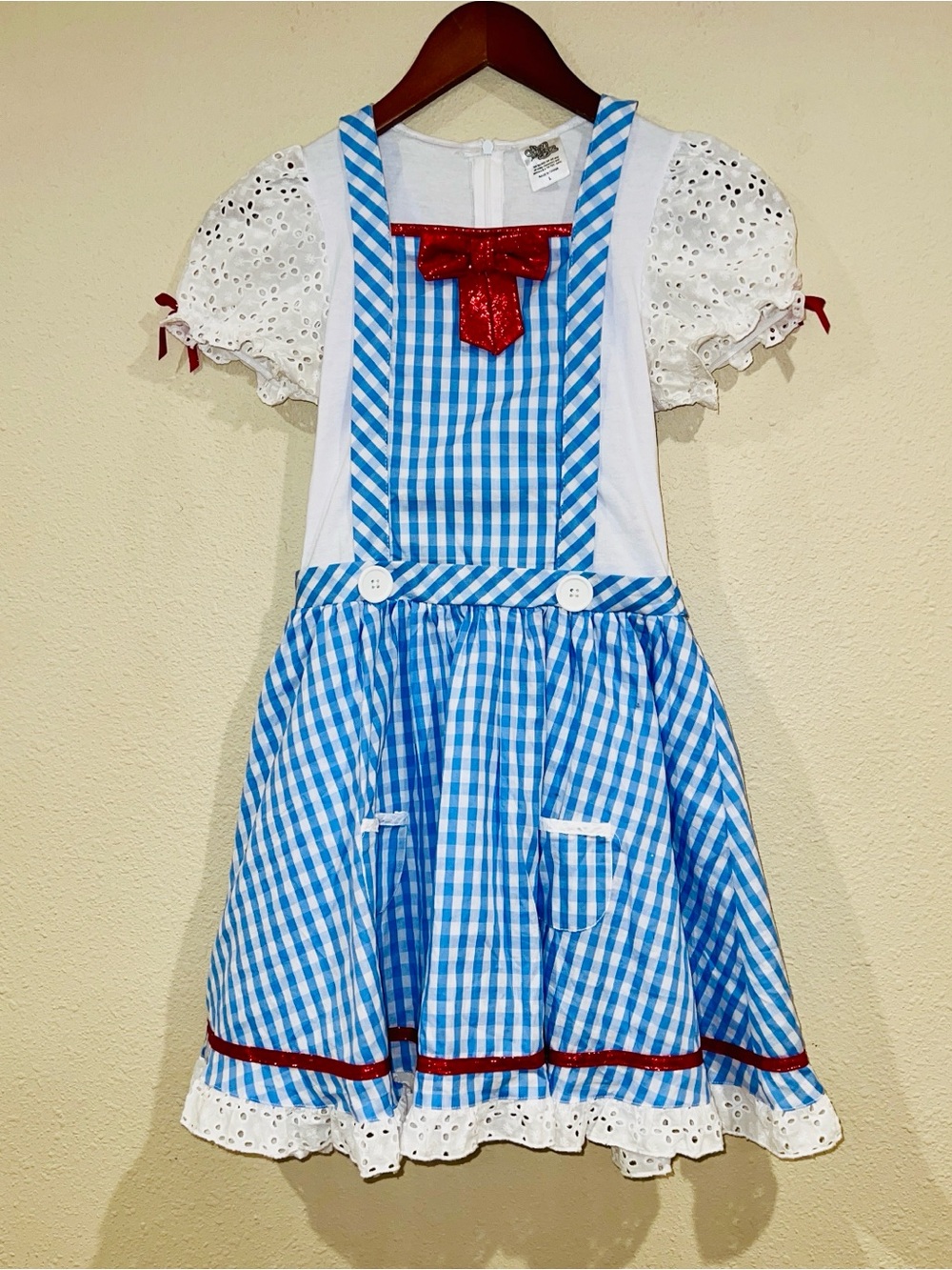 Spirit Halloween The Wizard of Oz Kids Dorothy Costume size Large 12-14